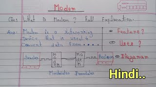 what is modem full explanation  computer networking in hindi  computer networking  ms coder [upl. by Mattah889]