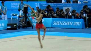 Evgenia Kanaeva 2011 Universiade Clubs FINAL [upl. by Freda908]