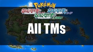 Pokemon Ruby Sapphire amp Emerald  Where to get All TMs [upl. by Assilen939]