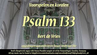 Psalm 133 Bert de Vries [upl. by Rebmit]