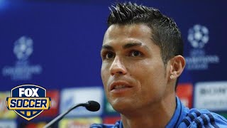 Ronaldo storms out of Real Madrid press conference in Rome  FOX SOCCER [upl. by Akerahs]