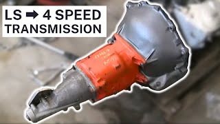 How To Connect a LSx Series V8 to older GM 4 Speed Manual Transmission [upl. by Ahseinek]