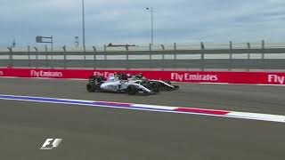 Olav Mol  F1 2015 Rusland  Raikkonen en Bottas rammen elkaar van het podium [upl. by Nigel]