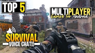 Top 5 😍Best Multiplayer Games For Android amp iOS in 2024 [upl. by Kentiga]