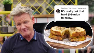 Gordon Ramsay Makes a Grilled Cheese Sandwich WILL IT MELT [upl. by Gambrell]