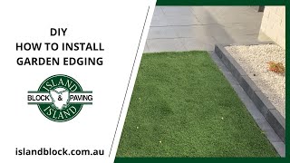 DIY How to install Edgestone Garden edging [upl. by Rosemaria]