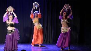 La Melodia delle Muse dOriente Danza del Ventre con Tamburello Tambourine Bellydance [upl. by Kcirrej]