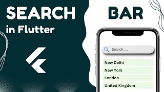 Flutter Search Bar [upl. by Abigail312]