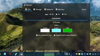 XMeters v1  Network bandwidth monitor [upl. by Inna542]