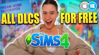 Sims 4 DLC Packs for FREE  How to get ALL Sims 4 Expansion Packs for FREE in 2024 EASY amp LEGIT [upl. by Ennovart299]