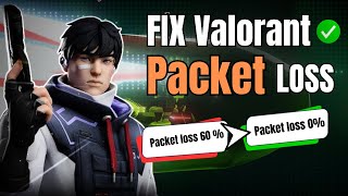 HOW TO FIX PACKET LOSS VALORANT 2023  Valorant Packet Loss Fix [upl. by Artied]