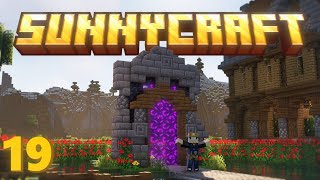 O PORTAL MÍSTICO DO NETHER  SunnyCraft Episódio 19 [upl. by Eelimaj419]