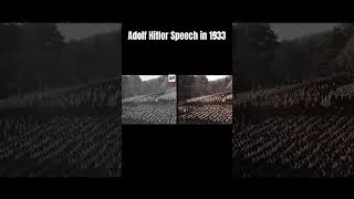 Adolf Hitler Speech in Color 1933 [upl. by Aiyot639]