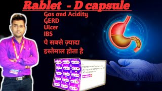 Rablet D Capsule use in Hindi Rabeprazole and Domperidone capsule use for Gas and Acidity [upl. by Greerson]