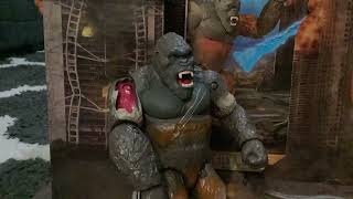 King Kong versus Godzilla city fight Stop Motion remake 1 [upl. by Eninahpets120]