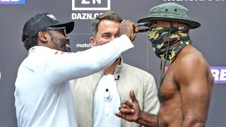 Derek Chisora vs Gerald Washington • FULL WEIGH IN amp FACE OFF  DAZN amp Matchroom Boxing [upl. by Leasim121]