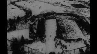 GarmischPartenkirchen 1952 Skispringen Skijumping [upl. by Nilek]