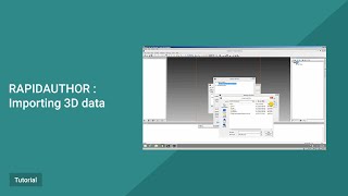 RapidAuthor Tutorial Importing 3D data [upl. by Uokes]