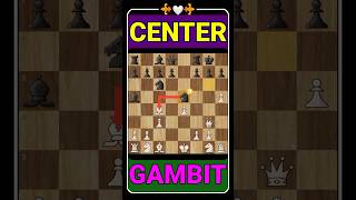 Center Game Accepted Paulsen Attack shorts chess [upl. by Alli816]