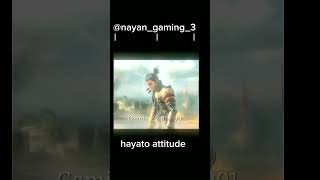 attitude hayato story 🥵 nayan gaming freefire hayto vayralshorts [upl. by Hanschen]