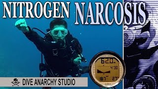 NITROGEN NARCOSIS VIDEO  Intro to DEEP AIR 62m [upl. by Moise372]