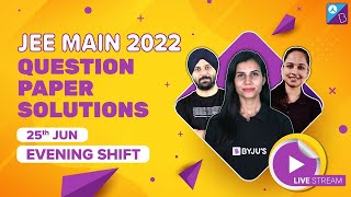 JEE Main 2022 Question Paper Solutions 25th June Shift 2  JEE Mains 2022 Paper Analysis amp Solutions [upl. by Anival434]