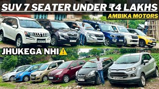 SUV 7 Seater Under ₹4 Lakhs😱Xuv500ScorpioTuvBreezaEco Sport Ambika MotorsUsed cars in Kolkata [upl. by Mel]