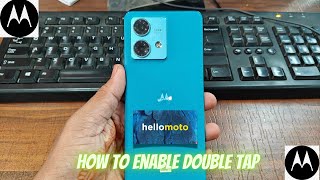 Motorola phone me✨ Double Tap setting Kaise Enable Kare [upl. by Rocher]