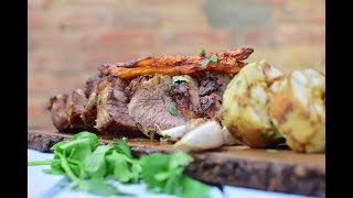 Schweinsbraten mit Brezelknödeln aus dem Airfryer [upl. by Rankin]