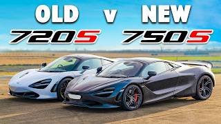 McLaren 750S v 720S DRAG RACE [upl. by O'Neill]