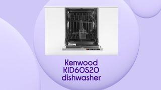 Kenwood KEN KID60S20 Fullsize Fully Integrated Dishwasher  Product Overview  Currys PC World [upl. by Aluino]