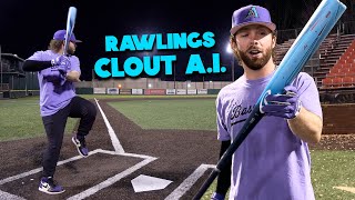 Hitting with the 2024 Rawlings CLOUT AI  BBCOR Baseball Bat Review vs Rawlings Icon amp LS Atlas [upl. by Esmaria]