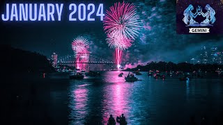 GEMINI ♊️ JANUARY 2024 PREDICTIONS HAPPY NEW YEAR 🥳🥳 [upl. by Bihas279]