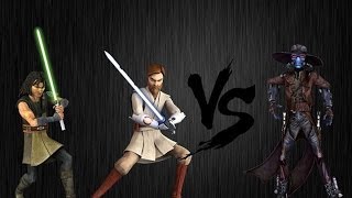 Star Wars the Clone Wars Obi Wan Kenobi amp Quinlan Vos vs Cad Bane [upl. by Lardner]