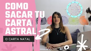 Como obtener mi carta astral o natal Gratis😀 en pocos pasos fácilmente  Tutorial [upl. by Cannon964]