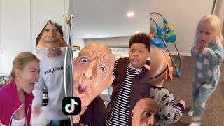 🤣 SCARE CAM 😱 Priceless Reactions 😁 Funny Prank Compilation [upl. by Cirdahc892]