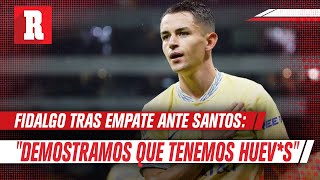 Álvaro Fidalgo asume su responsabilidad en el tercer gol de Santos [upl. by Johns]