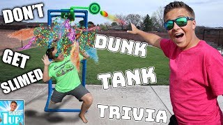 DUNK TANK TRIVIA GAME Dont Get Slimed Challenge [upl. by Suissac]