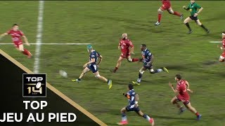 TOP 14  Top jeu au pied février – Saison 20182019 [upl. by Airtap]