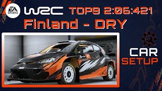 EA Sports WRC  Finland  Maahi  DRY Setup  206440 TOP 8  Toyota GR Yaris [upl. by Eelrefinnej]