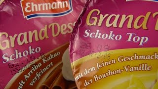 Ehrmann  Grand Dessert Schoko  Schoko Top [upl. by Mortimer]