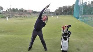 Watch Miguel Angel Jimenezs Unique WarmUp Routine  Golf Monthly [upl. by Ottillia404]