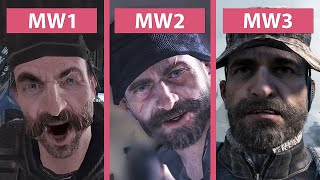 Call of Duty Modern Warfare Evolution – Part 1 2007 2 2009 amp 3 2011 Graphics Comparison [upl. by Ecirahs]