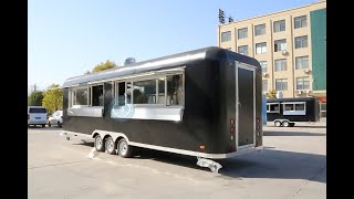 Collection of 26ft Square Food Trailers  Honlu Food Trailer [upl. by Bartle871]