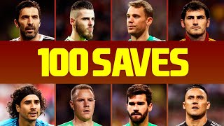 100 Best Goalkeeper Saves Of The Decade • 20102019 [upl. by Demetri]