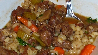 Beef Barley Soup  from scratch [upl. by Pompei]