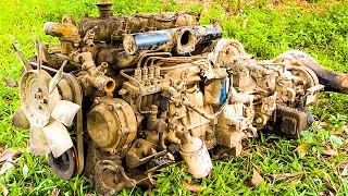 Genius Guy Helps Boss Overhaul Truck Engine  4 Cylinder Diesel Engine Recovery Guide [upl. by Girard428]