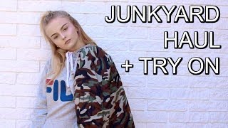 Junkyard haul amp TRY ONS  5 linneabeauty [upl. by Eniaj]