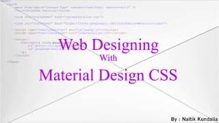 Tutorial  Create Dropdown Menu Using Materialize CSS [upl. by Marilou199]