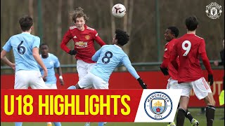 U18 Highlights  Manchester United 42 Manchester City  The Academy [upl. by Eiboh]